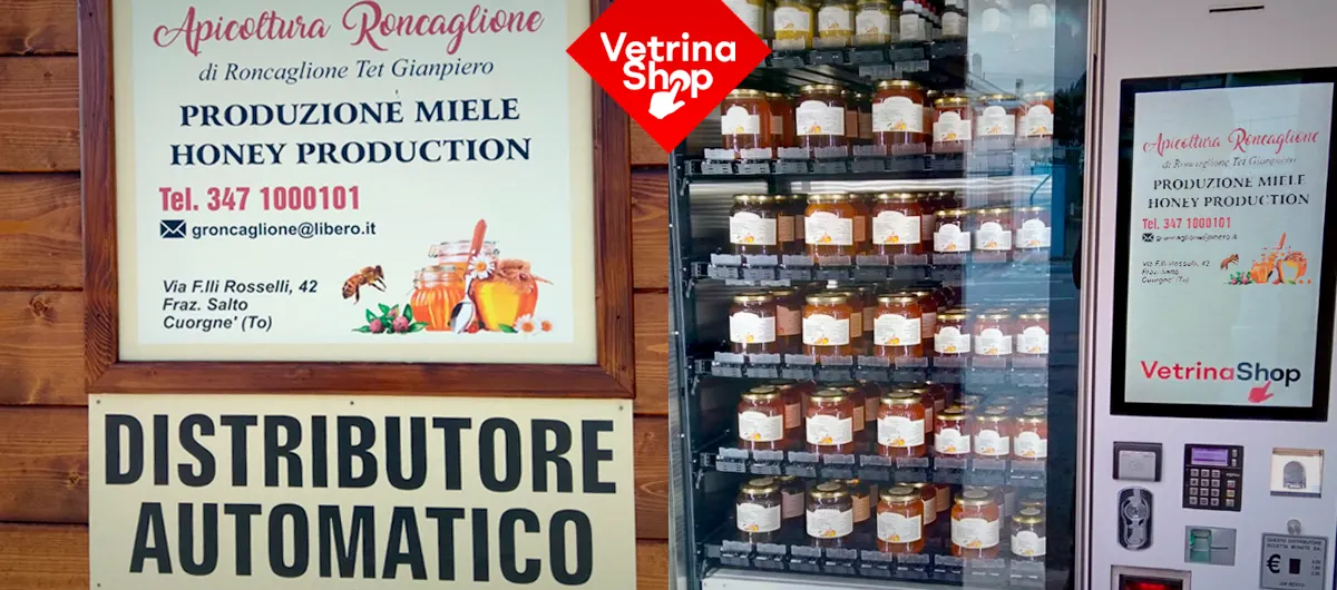 Miele a km 0: il primo distributore automatico in Piemonte
